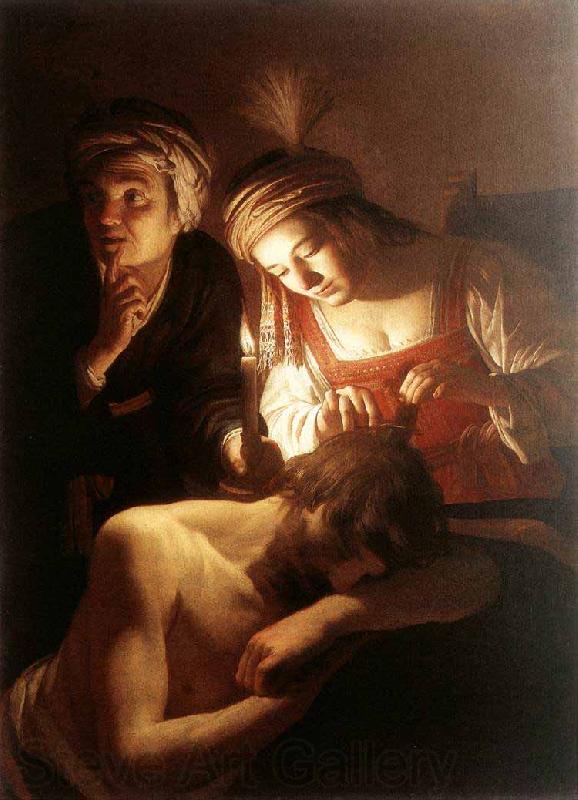 Gerard van Honthorst Samson and Delilah